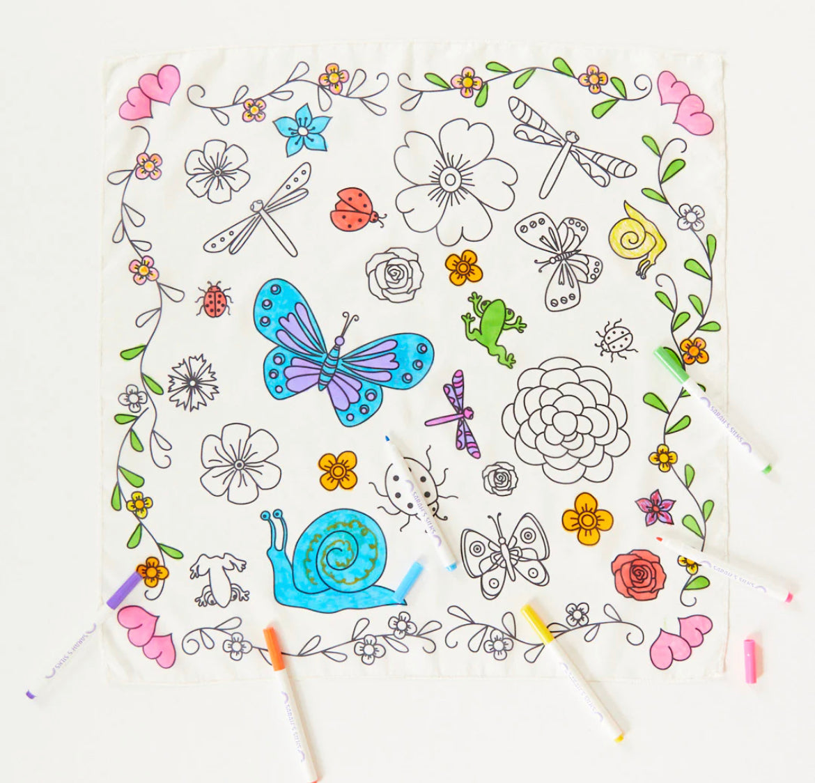 Mini Playsilk and Markers Set