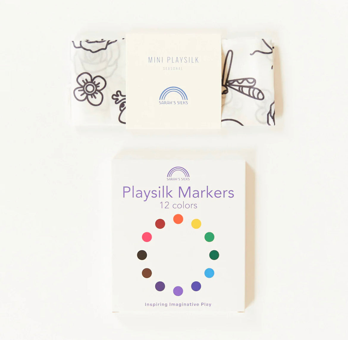 Mini Playsilk and Markers Set