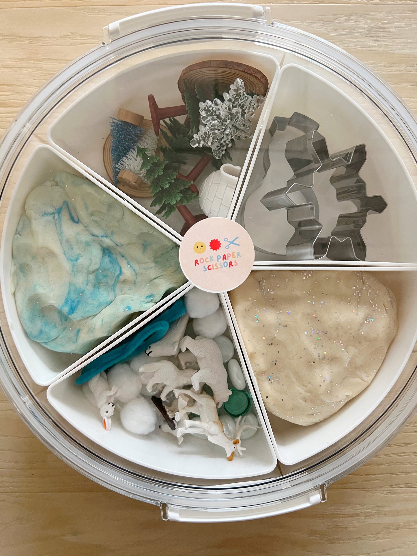 Winter Wonderland Playdough Kit