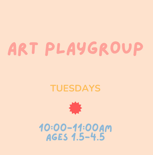 Art Playgroup: Tuesdays at 10:00am