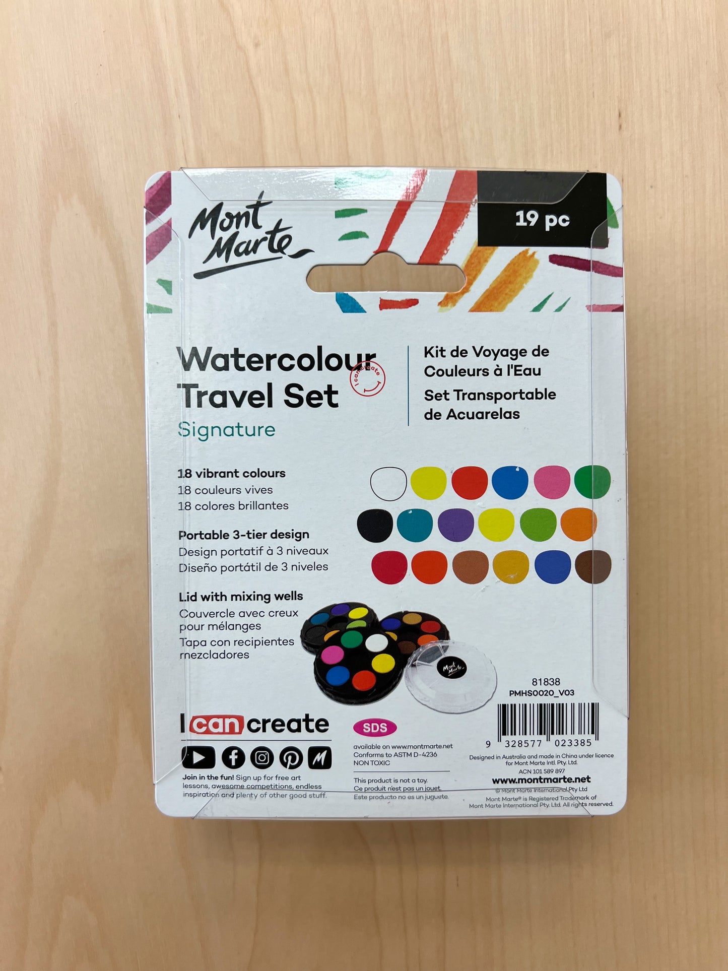 Watercolor Travel Set