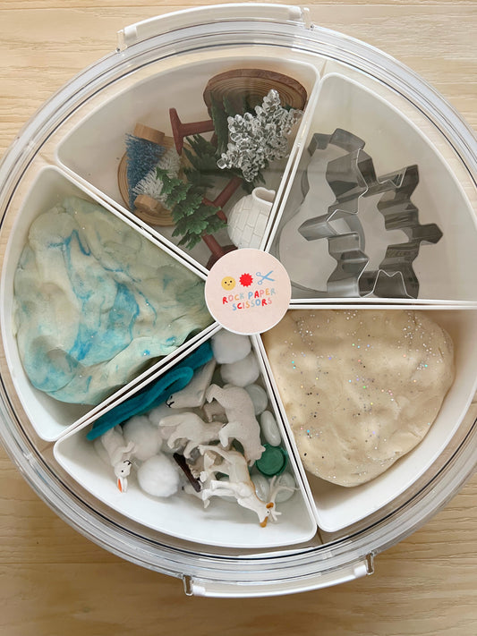 Winter Wonderland Playdough Kit