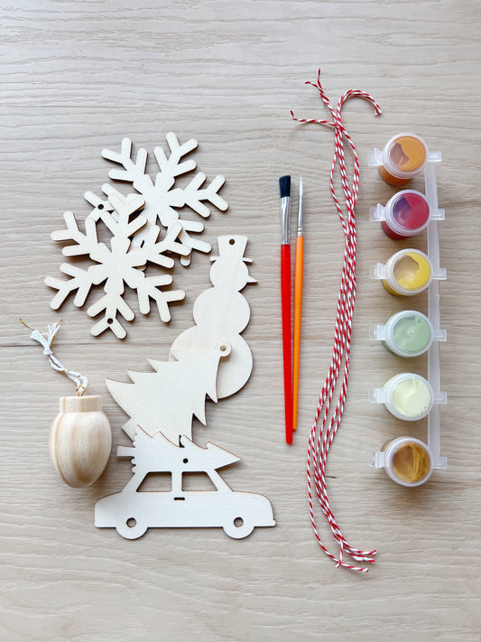 Paint Your Own Ornaments Kit